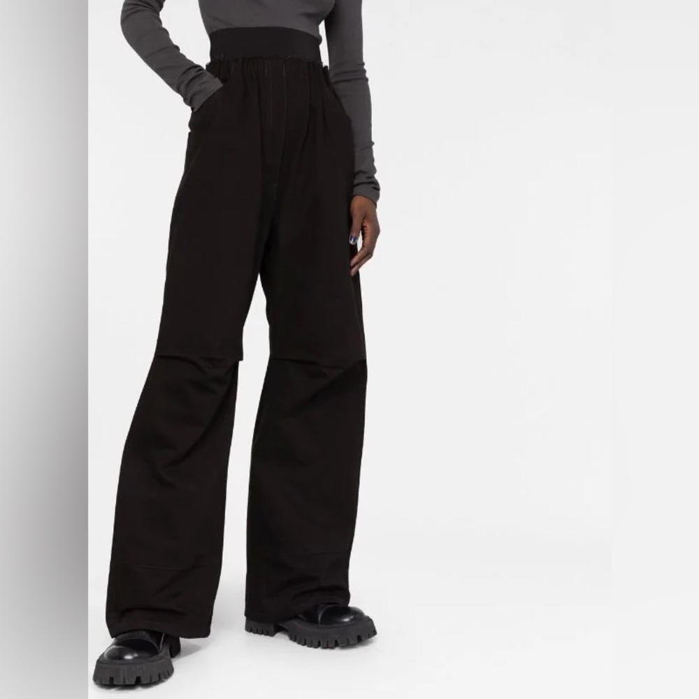 Raf Simons High Rise Wide Leg Jeans Cotton Pants Size 44 (AW22) - Picture 2 of 16